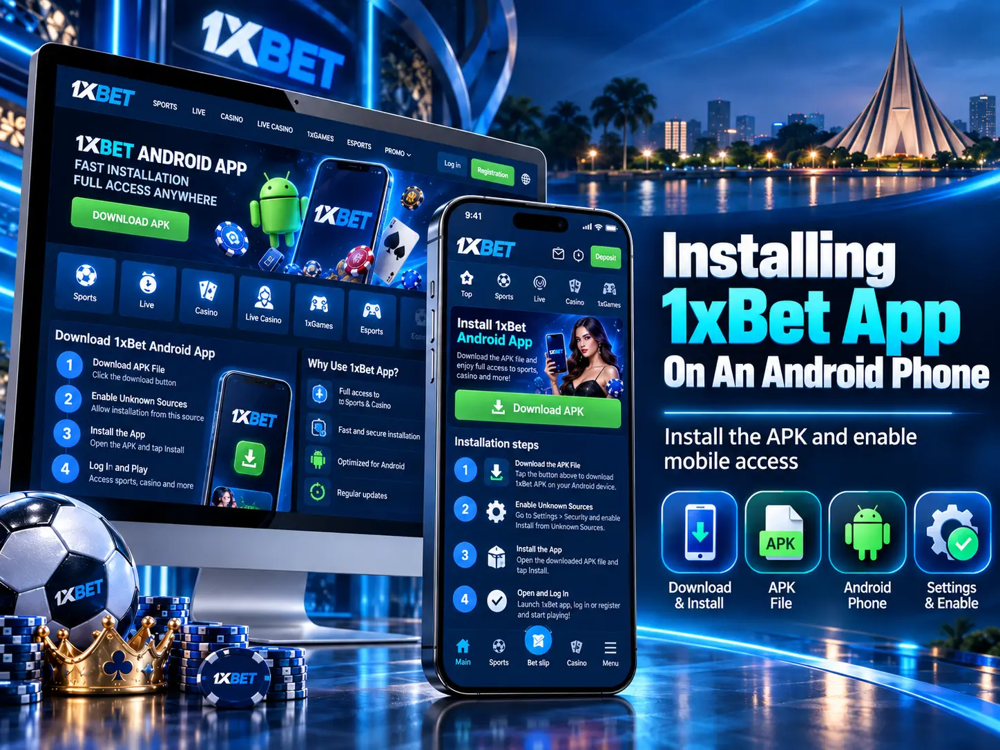 Installing 1xBet App On An Android Phone