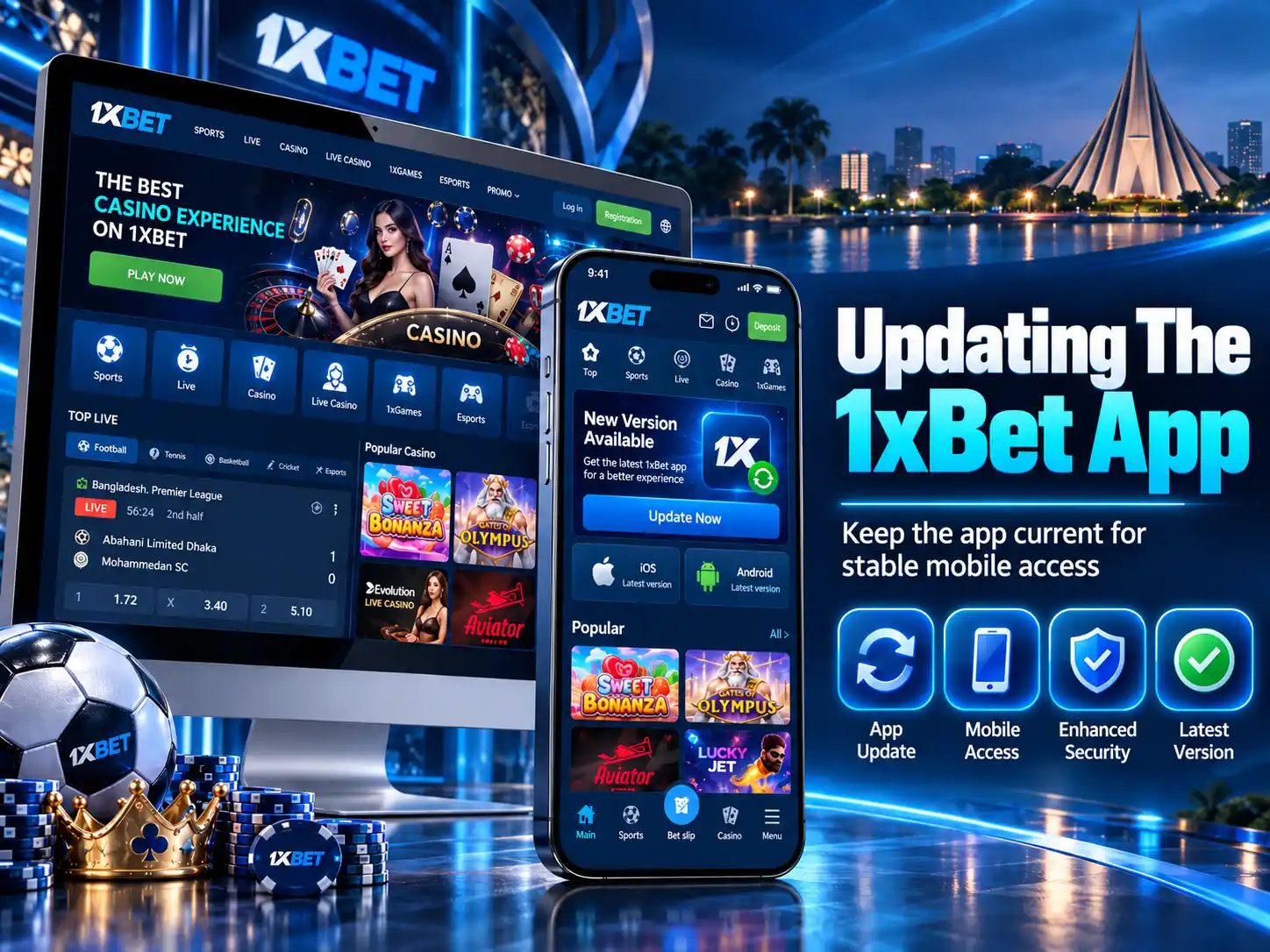 Updating The 1xBet App